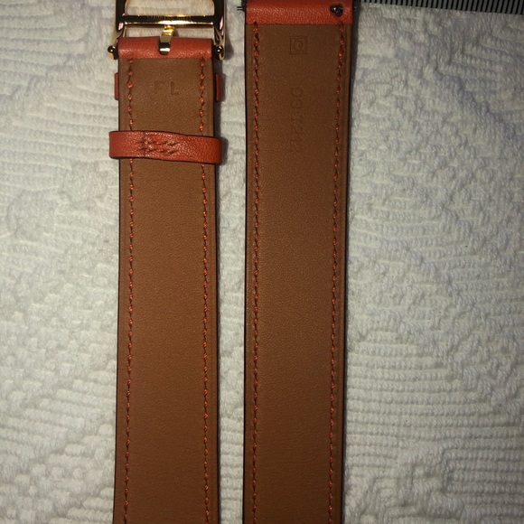 Hermes H Heure orange double tour strap for 25mm. Current retail is $760+ - Picture 7 of 13